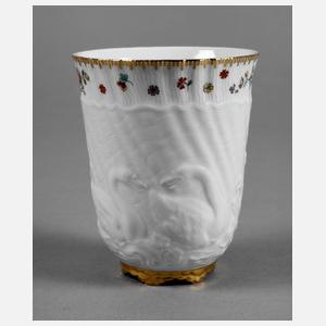 Meissen Becher passend zum Schwanenservice