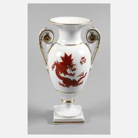 Meissen Vase roter Drache111
