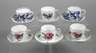 Meissen sechs Mokkatassen mit UT