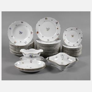 Meissen Teichert Speiseservice Streublümchendekor