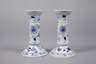 Rauenstein Paar Kerzenleuchter Zwiebelmuster