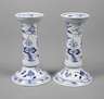 Rauenstein Paar Kerzenleuchter Zwiebelmuster