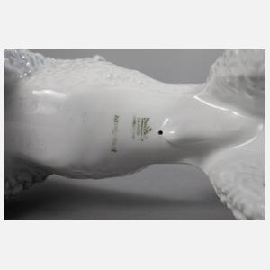 Rosenthal stehender Pudel