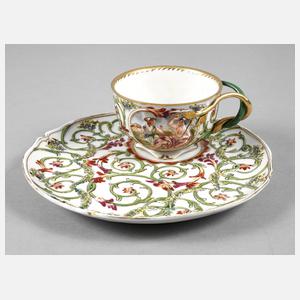 Rudolstadt Tasse in Capo di Monte Manier
