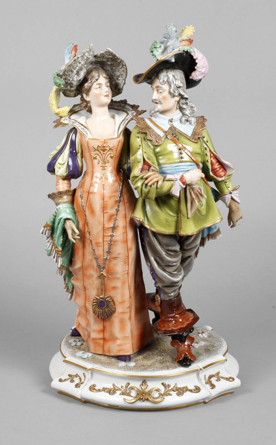 Scheibe Alsbach große Figurengruppe