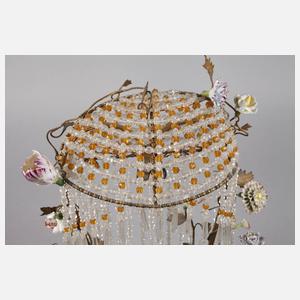 Tischlampe mit Bronzemontierung