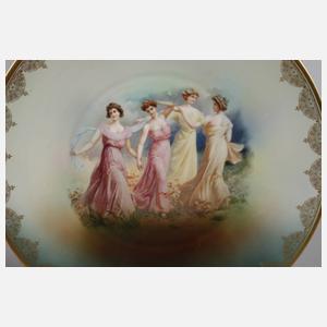 Zwei große Wandteller