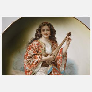 Zwei große Wandteller