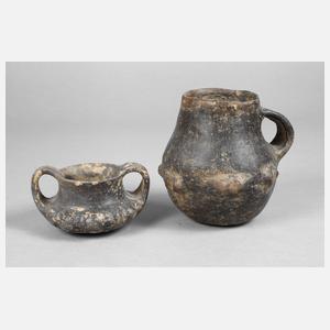 Zwei Teile Ausgrabungen