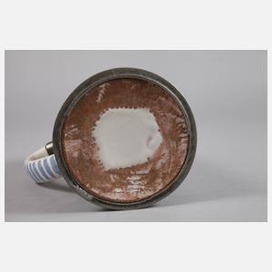 Bayreuther Fayence Walzenkrug