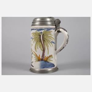 Fayence Walzenkrug Rheinsberg