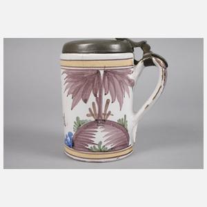 Hannoversch Mündner Fayence Walzenkrug