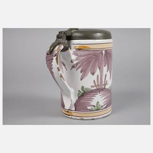 Hannoversch Mündner Fayence Walzenkrug