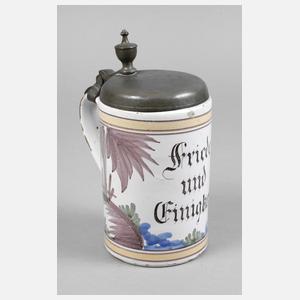 Hannoversch Mündner Fayence Walzenkrug