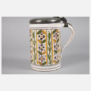 Bayreuther Fayence Walzenkrug