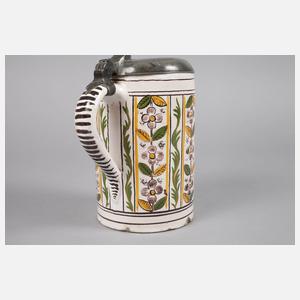 Bayreuther Fayence Walzenkrug