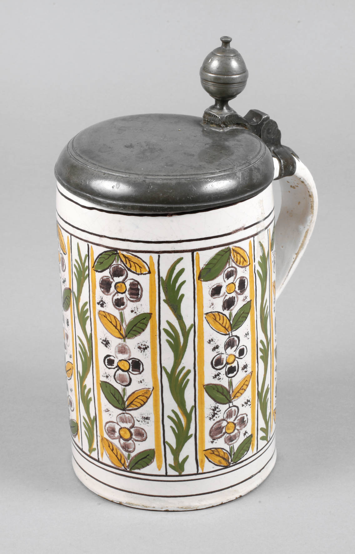 Bayreuther Fayence Walzenkrug