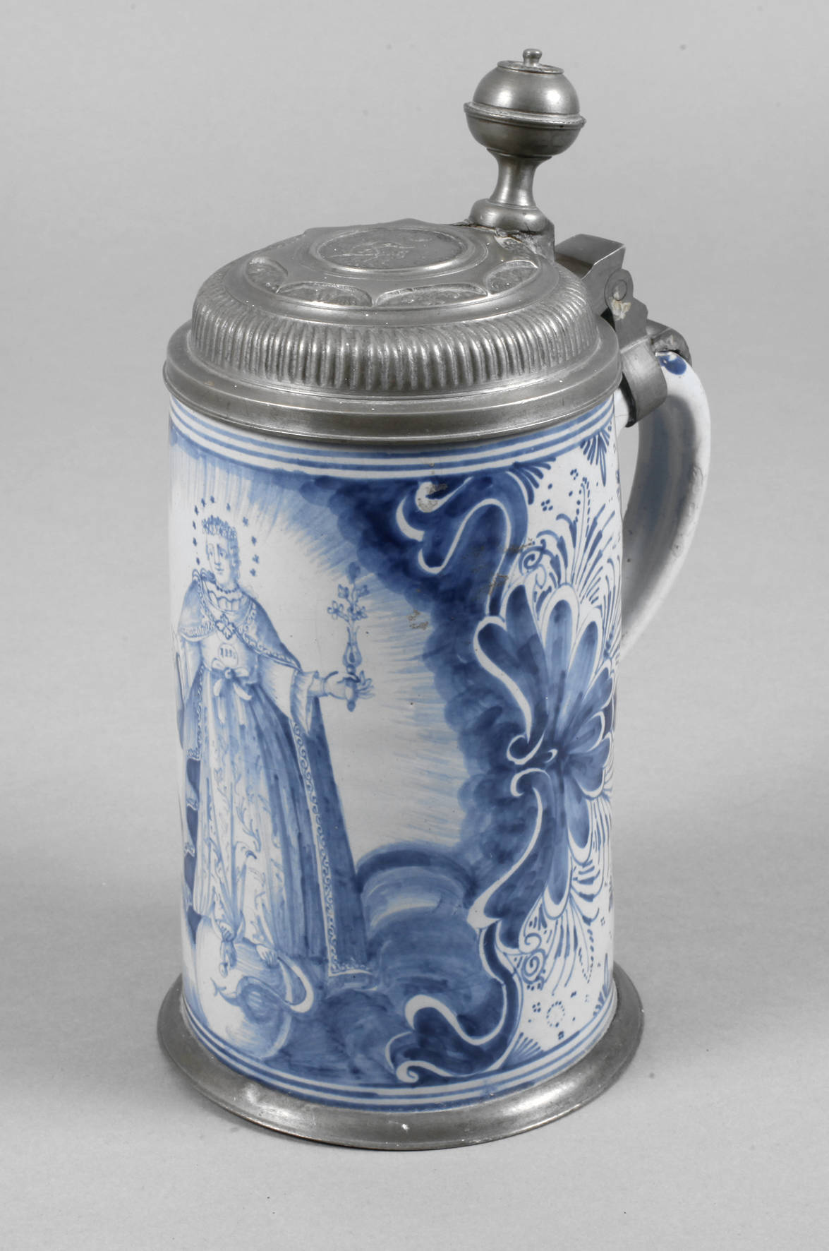 Nürnberger Fayence Walzenkrug