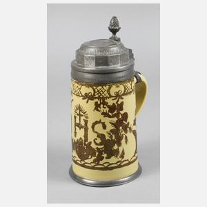 Schrezheimer Fayence Walzenkrug