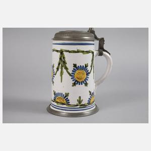 Schrezheimer Fayence Walzenkrug