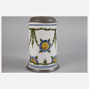 Schrezheimer Fayence Walzenkrug