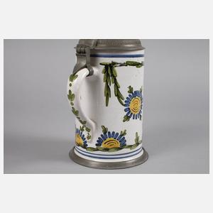 Schrezheimer Fayence Walzenkrug