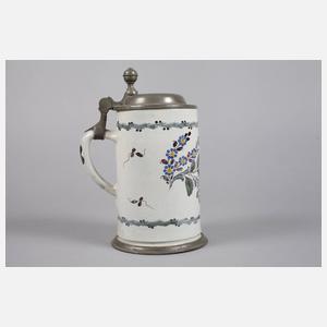 Schrezheimer Fayence Walzenkrug