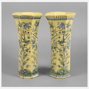 Vasenpaar Fayence