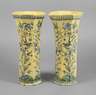 Vasenpaar Fayence
