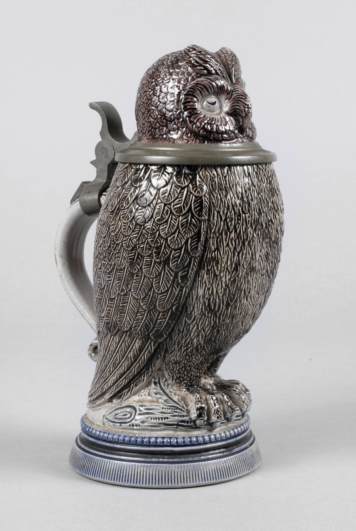 Westerwald Bierkrug als Eule