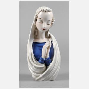 Goldscheider Wien Büste ”Ave Maria”