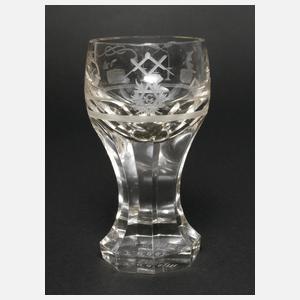 Freimaurer Glas