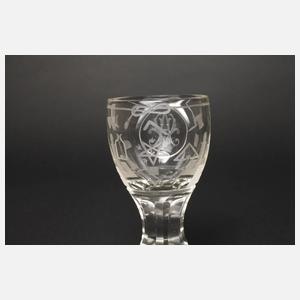 Freimaurer Glas