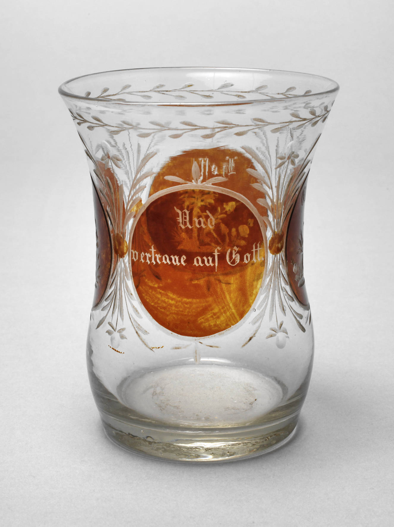 Biedermeier Becher Glaube - Hoffe - Liebe