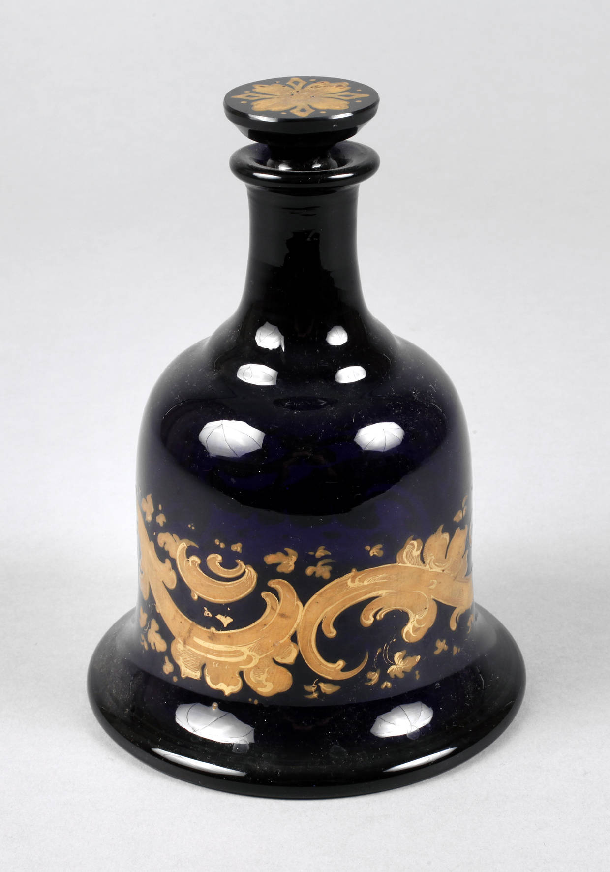 Glaskaraffe Biedermeier