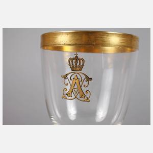 Paar Wappengläser aus Adelsbesitz