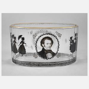 Steinschönau Schale Franz Schuberth