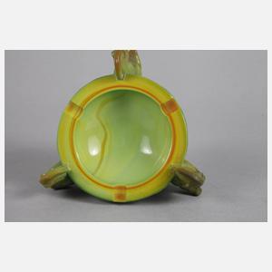Gablonz Vase und Ascheschale
