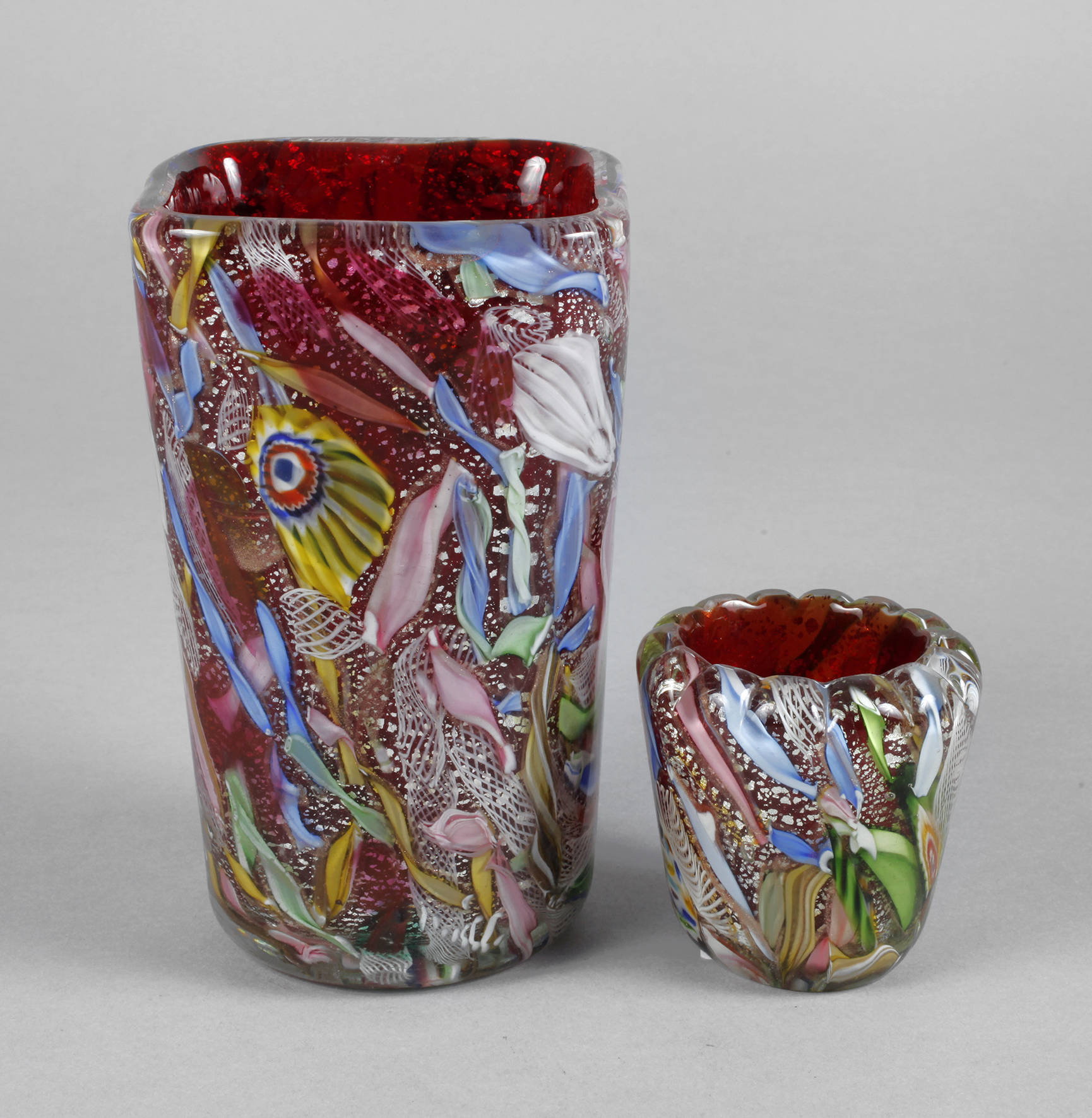 Murano zwei Vasen Dino Martens