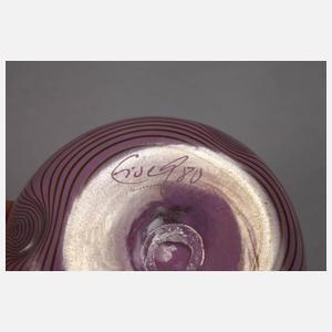 Erwin Eisch zwei Vasen Studioglas