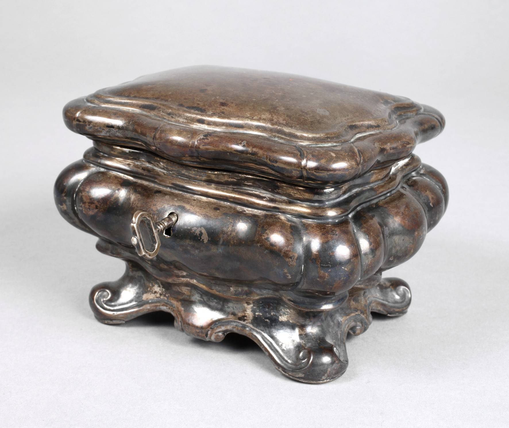 Barocke Zuckerdose Silber