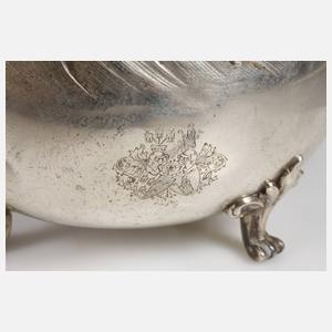 Silber Sauciere aus Adelsbesitz