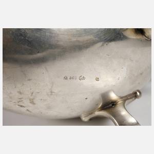 Silber Sauciere aus Adelsbesitz