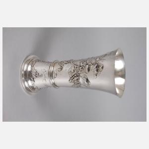 Silber Vase Historismus