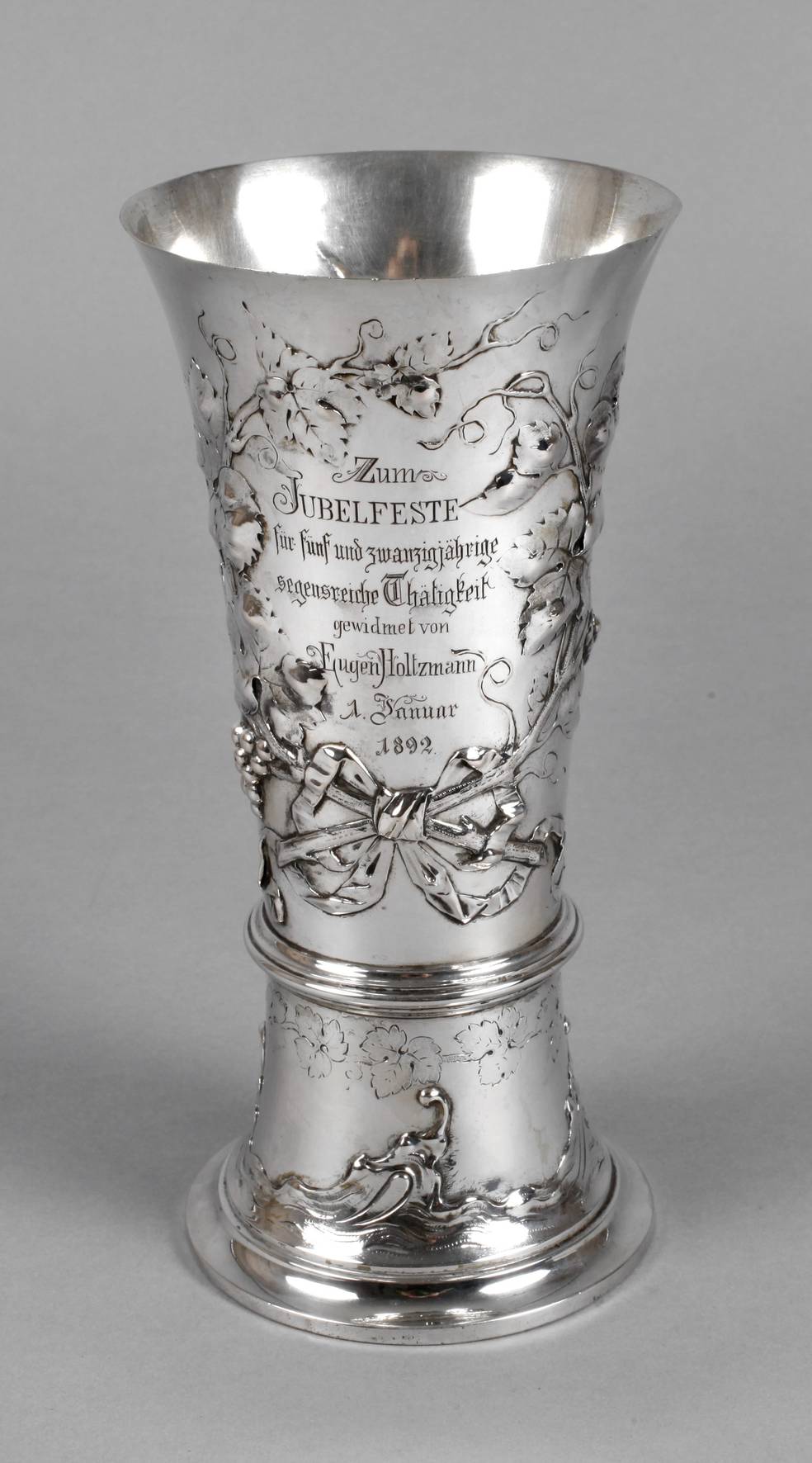 Silber Vase Historismus