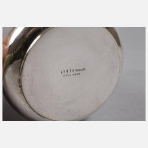 Mokkakernstück Silber