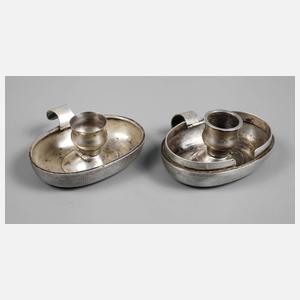 England Reisekerzenleuchter Silber