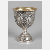 Eierbecher Silber111