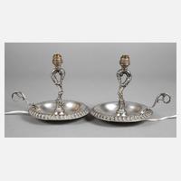 Paar Silberlampen Italien111