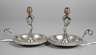 Paar Silberlampen Italien